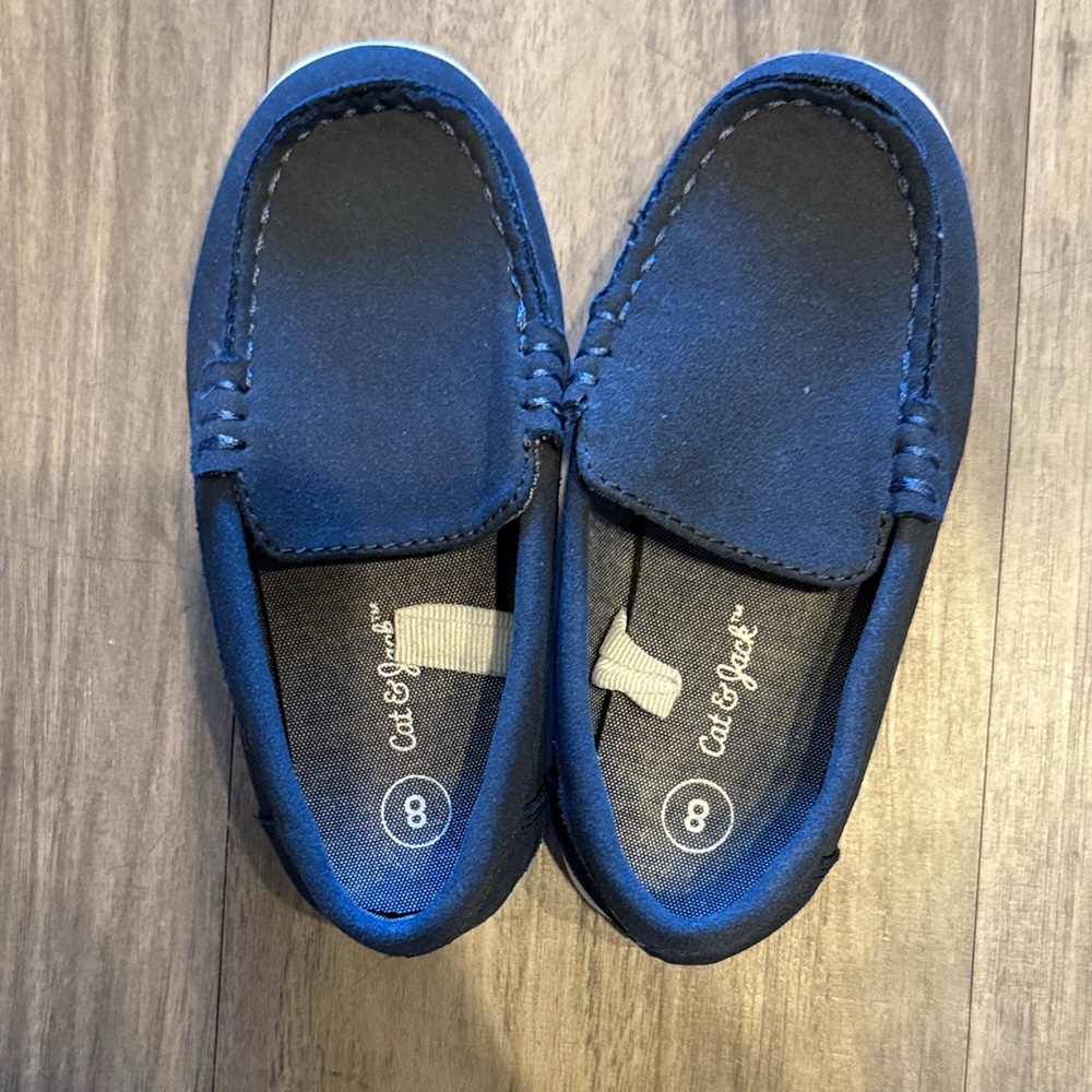Cat & Jack Kids Navy Moccasins
